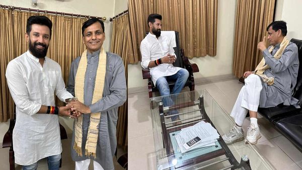 पार्टी मीटिंग से पहले केंद्रीय मंत्री नित्यानंद राय से मिले चिराग पासवान, क्या मोदी कैबिनेट में शामिल होंगे?