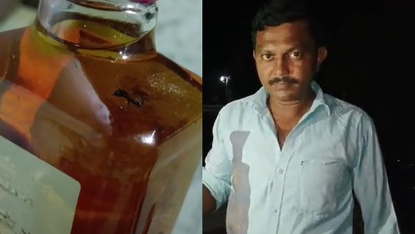 Farrukhabad: शराब की बोतल में निकला कीड़ा, दुकानदार ने बोतल वापस लेने से किया मना