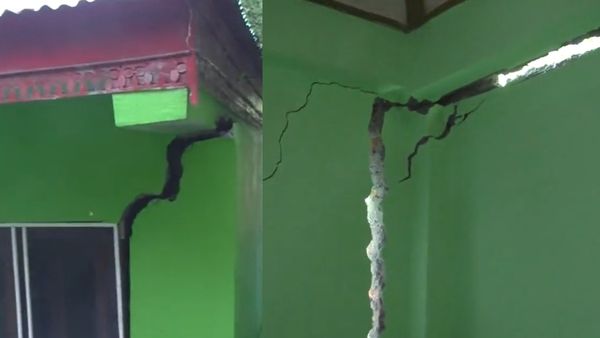 Himachal Pradesh: भारी बारिश के कारण रामपुर में आई मकानों में दरारें, किन्नौर में भूस्खलन से NH-5 बंद