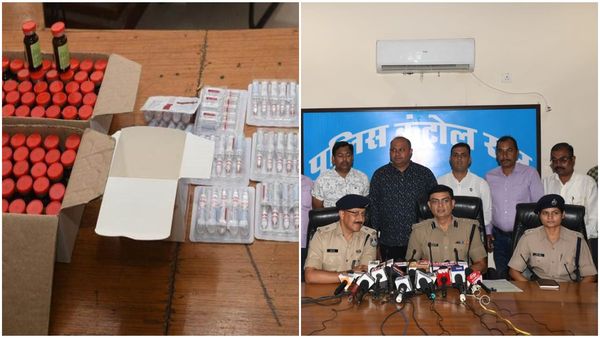 Jabalpur News: फार्मा संचालक के ठिकाने पर पुलिस की रेड, जबलपुर में नशीले इंजेक्शन का जखीरा बरामद, दो अरेस्ट