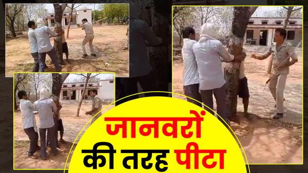 UP: पेड़ से बांधकर युवक को जानवरों की तरह पीटा, Video Viral होने पर मचा हड़कंप, अधिकारी बोले- होगी कार्रवाई