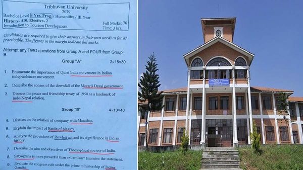 नेपाल में हो रही थी परीक्षा, पूछ लिए भारत से जुड़े सभी सवाल, छात्रों ने मचाया बवाल