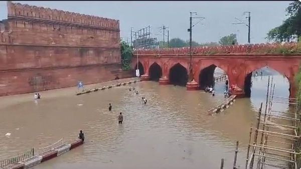VIRAL PICS: नदी अपना रास्ता कभी नहीं भूलती, क्या सदी बाद फिर पुराने रास्ते पर बह निकली यमुना ?