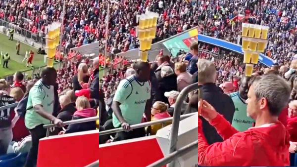 Viral Video: सीढ़ियों पर सिर पर ड्रिंक के 10 ग्लास देखकर चकराया माथा, फुटबॉल स्टेडियम में दिखा कमाल का बैलेंस