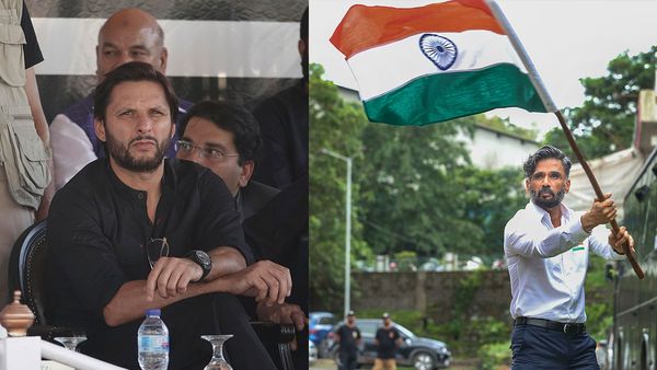 सुनील शेट्टी और शाहिद अफरीदी का याराना, पूर्व पाक कप्तान ने अपने परिवार से मिलवाया