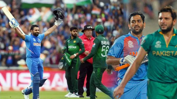 भारत के पाकिस्तान के खिलाफ पिछले 6 वनडे शतक: रोहित, विराट, धवन और धोनी में कौन टॉप पर?