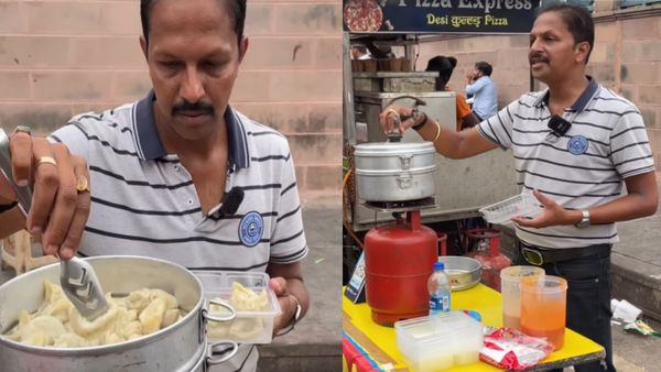 फर्राटेदार अंग्रेजी बोलकर मोमोज बेच रहा इंग्लिश का प्रोफेसर, 12 मिलियन लोगों ने देखा VIDEO