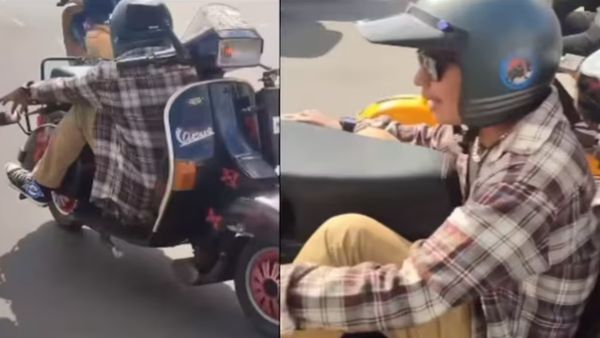 'इसे चलाते कैसे हैं भाई...' शख्स ने बना डाला उल्टा स्कूटर, वीडियो देख ठनका लोगों का माथा