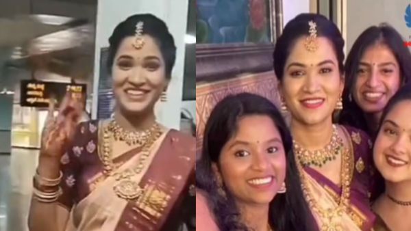 WATCH: बेंगलुरू के ट्रैफिक से परेशान होकर मेट्रो पकड़ी, फिर सज-धजकर वेन्यू तक पहुंची दुल्हनिया