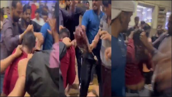 Video: 'जय श्री राम' के नारे लगाते हुए बांद्रा स्टेशन पर मुस्लिम लड़के की पिटाई, हिंदू लड़की को भगाने का आरोप