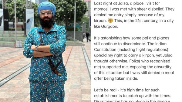 'कृपाण देख, गुरुग्राम में एक रेस्टोरेंट वाले ने कहा No एंट्री', NGO निदेशक का दावा, सुखबीर सिंह भी भड़के