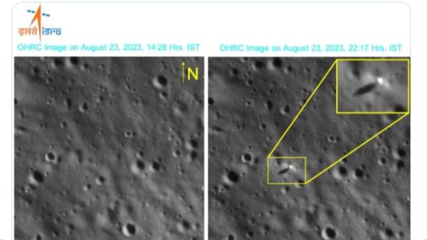 क्या चंद्रयान-2 के ऑर्बिटर कैमरे ने देखा चंद्रयान 3 का लैंडर? ISRO ने पहले जारी की तस्वीरें और फिर कर दी डिलीट