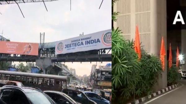 मुंबई में लगे बालासाहेब के पोस्टर तो जवाब में उद्धव की सेना ने लगाए भगवा झंडे