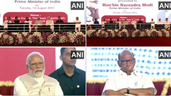 तिलक पुरस्कार से सम्मानित हुए PM मोदी, नमामि गंगे योजना को दान की अवार्ड की राशि, मंच पर मौजूद रहे पवार