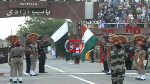 अटारी-वाघा बॉर्डर पर रिट्रीट सेरेमनी का Video, सनी देओल अमीषा पटेल ने भी देखा नजारा