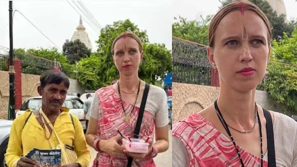 रशिया से वृंदावन घूमने आईं थी यूना, गौ सेवा करते हुए राजकरण से हुआ प्यार तो यहीं लिया जीवन गुजारने का फैसला