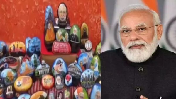 मशहूर आर्टिस्ट ने 101 पत्थरों से बना डाली पीएम मोदी की बायोग्राफी, देखते ही बोलेंगे- वाह!