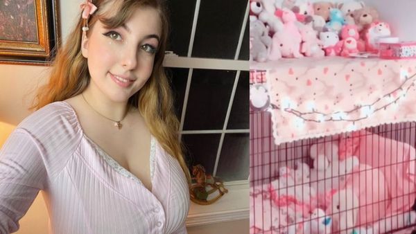 कुत्ते के पिंजरे में सोती है ये महिला, अजीबोगरीब शौक के पीछे की वजह का किया खुलासा