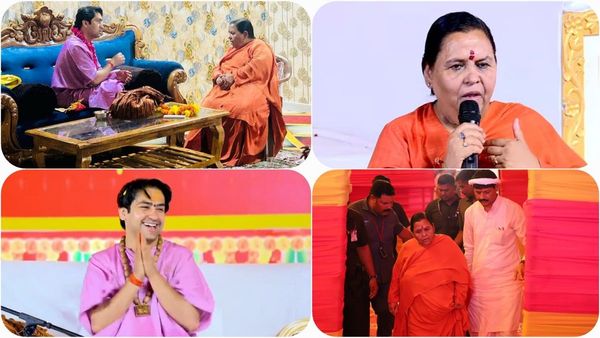 बागेश्वरधाम के धीरेंद्र शास्त्री से मिलने पहुंची भाजपा नेत्री उमा भारती, बुंदेलखंड की राजनीति में हलचल शुरू