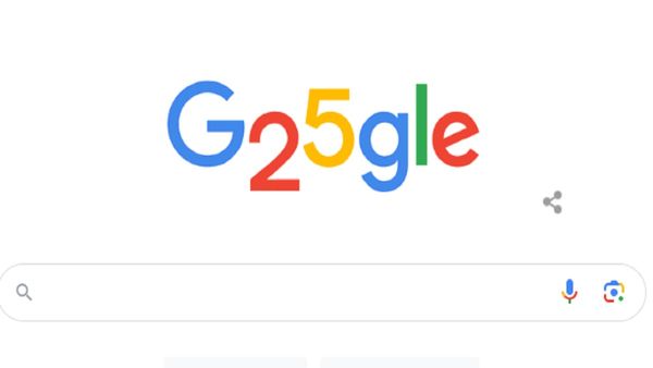 Google के 25वें जन्मदिन को डूडल ने बनाया खास, साझा की पुरानी यादें