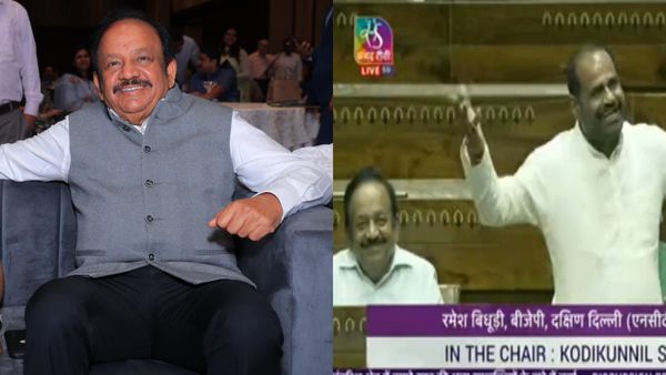 'रमेश बिधूड़ी की गालियों पर क्यों हंसे हर्षवर्धन', ट्वीट कर खुद बताई लोकसभा के अंदर की कहानी