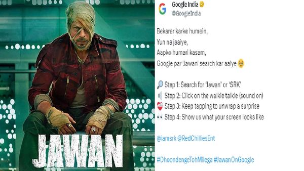 Google India ने भी किया 'जवान' का दमदार स्वागत, शाहरुख खान से बात करने के लिए बनाया 'वॉकी टॉकी'