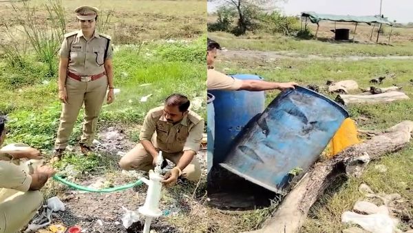 UP: जब हैंडपंप से निकलने लगी शराब, हत्था चलाते-चलाते पुलिस भी परेशान, हैरान कर देगा ये Viral Video