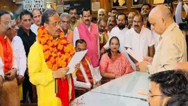 Rajya Sabha By-Election UP: बीजेपी के वरिष्ठ नेता डॉ दिनेश शर्मा ने राज्यसभा के लिए किया नामांकन