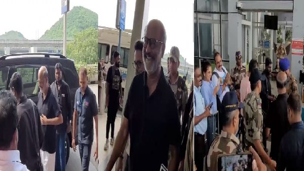 कोयंबटूर एयरपोर्ट पर रजनीकांत के साथ हुआ ये सब, सेल्फी के लिए कार पर चढ़े लोग और फिर.....