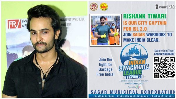 फिल्म अभिनेता रिशांक तिवारी इंडियन स्वच्छता लीग 2.0 में सागर ​नगर निगम टीम के कैप्टन बने