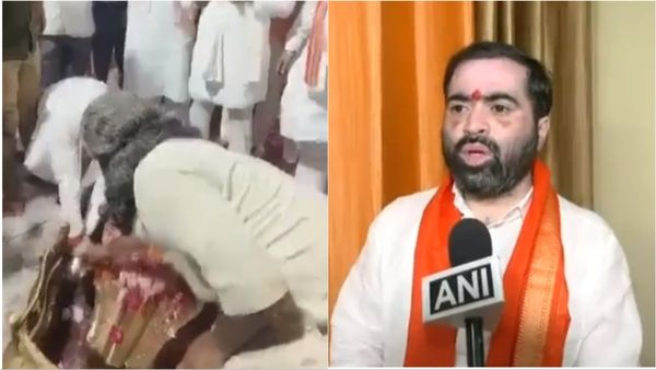 क्या UP के मंत्री ने शिवलिंग पर धोया हाथ? वायरल वीडियो पर विपक्षी बोले सनातन का अपमान, नेता ने दी सफाई