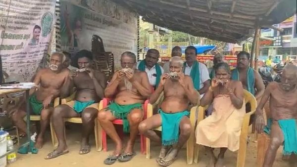 कावेरी जल विवाद: तमिलनाडु में भी विरोध प्रदर्शन शुरू, किसानों ने मुंह में मरे चूहे दबाए