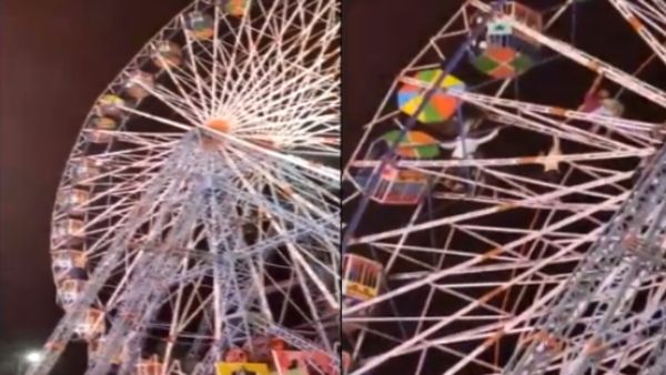 नवरात्रि मेले में अचानक रुका 50 लोगों से भरा झूला तो मौके पर मच गई चीख-पुकार, फिर क्या हुआ...