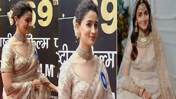 National Film Awards: पुरानी साड़ी में नेशनल अवॉर्ड लेने पहुंचीं आलिया भट्ट, जानें क्यों चुना शादी का जोड़ा