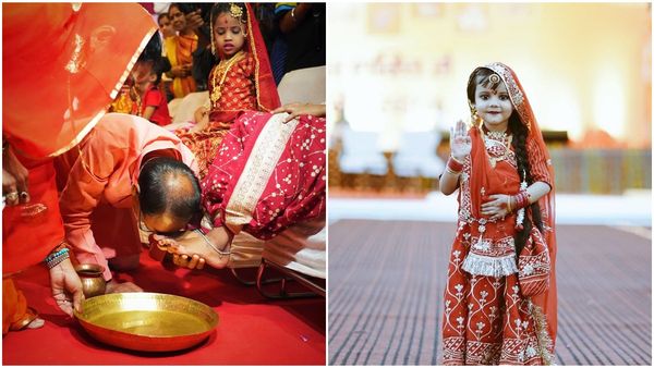 Bhopal News: 'देवी स्वरूपा कन्या भोज और शिव-साधना', पांव पखारकर सीएम मामा ने हाथों से खिलाया निवाला