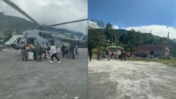 सिक्किम बाढ़: देवदूत बनी सेना, फंसे लोगों को बचाने के लिए हेलीकॉप्टर तैनात, 176 लोगों को जीवित निकाला, Video