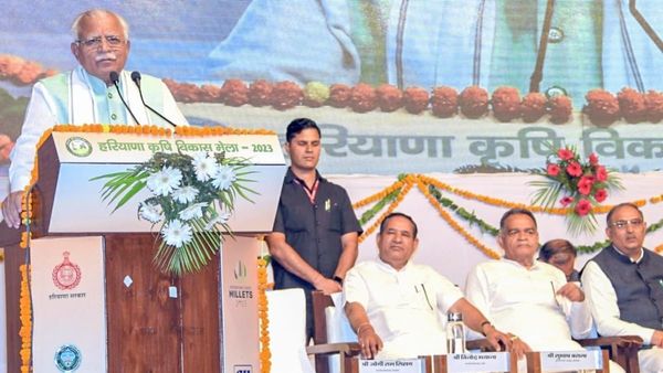कृषि मेले के समापन समारोह में पहुंचे सीएम खट्टर, कहा- 'म्हारा धाकड़ हरियाणा और धाकड़ यहां का किसान...'