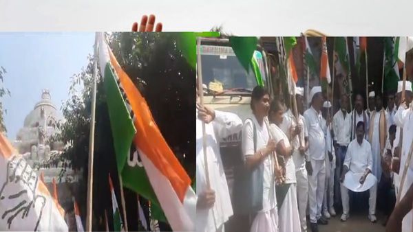 ओडिशा: रत्न भंडार और श्रीमंदिर के सभी द्वार खुलवाने की मांग को लेकर कांग्रेस ने पुरी में निकाली मेगा रैली