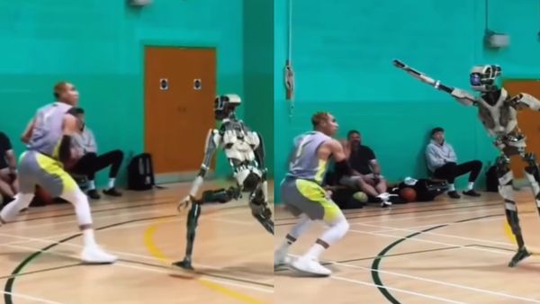 Fact Check: इंसान के साथ बॉस्केटबॉल खेल रहा रोबोट? जानिए वायरल वीडियो का सच