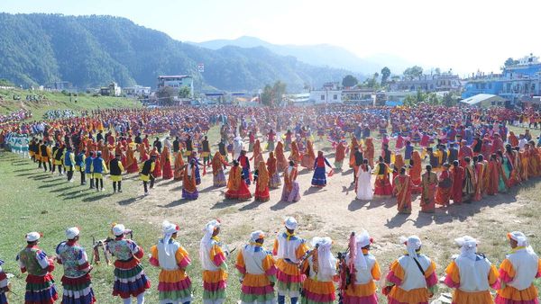 उत्‍तराखंड के छोलिया और झोड़ा लोक नृत्‍य प्रस्‍तुति को मिला World Book of Records में स्‍थान