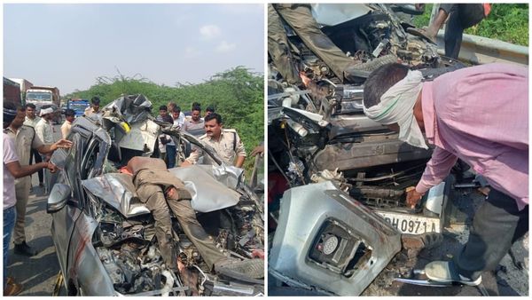 Morena Accident: मुरैना की राष्ट्रीय राजमार्ग-44 नूराबाद थाना क्षेत्र में भीषण हादसा, 3 लोगों की मौत व 2 घायल