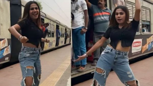 खचाखच भरी ट्रेन के सामने लड़की ने किया डांस, गुस्साए लोगों ने रेलवे से की जुर्माने की अपील