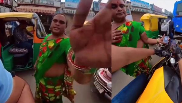 सिग्नल पर पैसे मांगता दिखा किन्नर, शख्स के पास नहीं थे पैसे तो दिखा दिया क्यूआर कोड