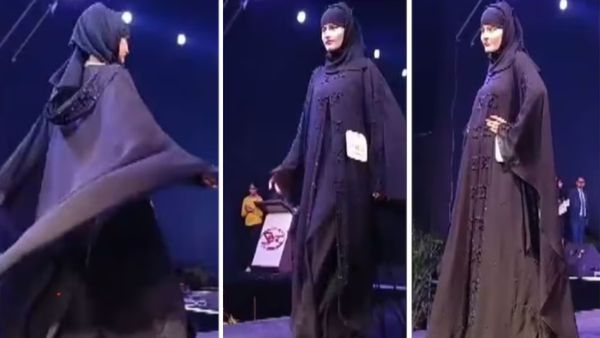 ये कैसी क्रिएटिविटी! बुर्का पहनकर रैंप वॉक करने लगी छात्राएं तो मच गया बवाल, लोगों ने किया विरोध