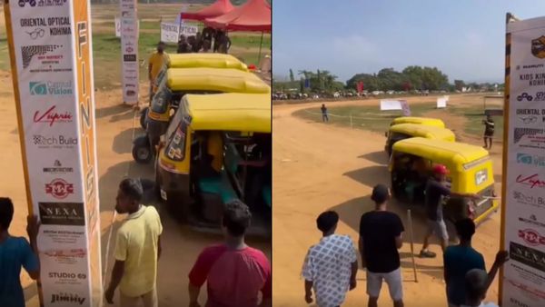 ऑटोरिक्शा के बीच हुई रेस प्रतियोगिता, वायरल वीडियो देख लोग कर रहे मजेदार कमेंट