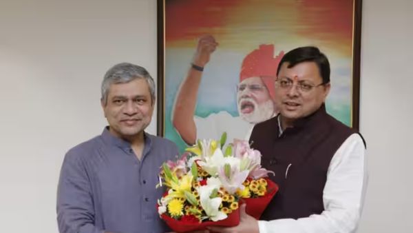 रेल मंत्री से मिले सीएम पुष्कर सिंह धामी, इन मुद्दों पर हुई चर्चा