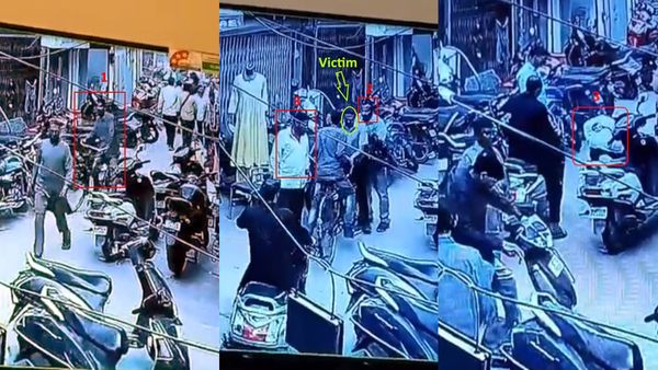 CCTV Video: गजब की टप्पेबाजी! एक ने साइकिल ठोकी... दूसरे ने जेब काटी... तीसरा लाखों लेकर चंपत