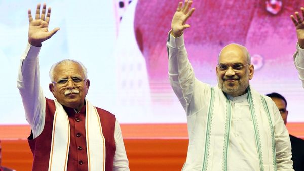 अमित शाह ने सीएम खट्टर की मंच से की तारीफ, कहा- हरियाणा से भ्रष्टाचार, भाई-भतीजावाद को किया खत्म