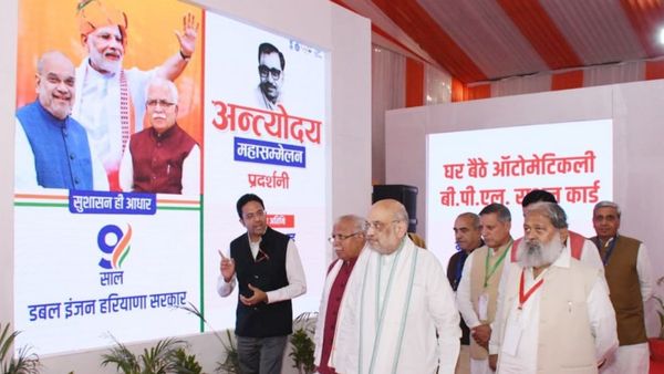 अमित शाह और सीएम खट्टर ने करनाल में प्रदर्शनी का किया अवलोकन, कही ये बात