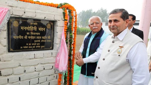 'मनमोहिनी भवन' का सीएम खट्टर ने किया शिलान्यास, नशे को लेकर कही ये बात